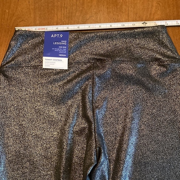 🌸NWT APT 9 Womens Ponte Tummy Control Legging - size Medium - Picture 6 of 10